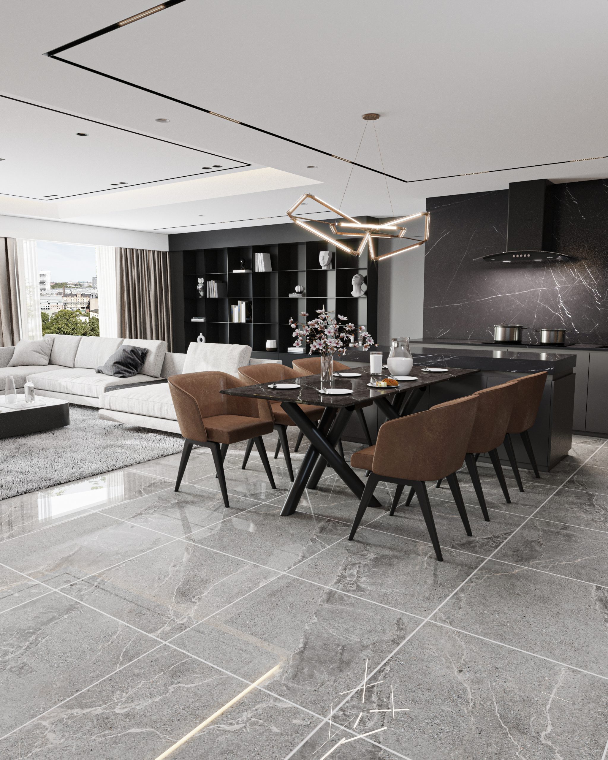 Khám Phá Xu Hướng Gạch Lát Nền Phòng Khách Đỉnh Cao Năm 2024