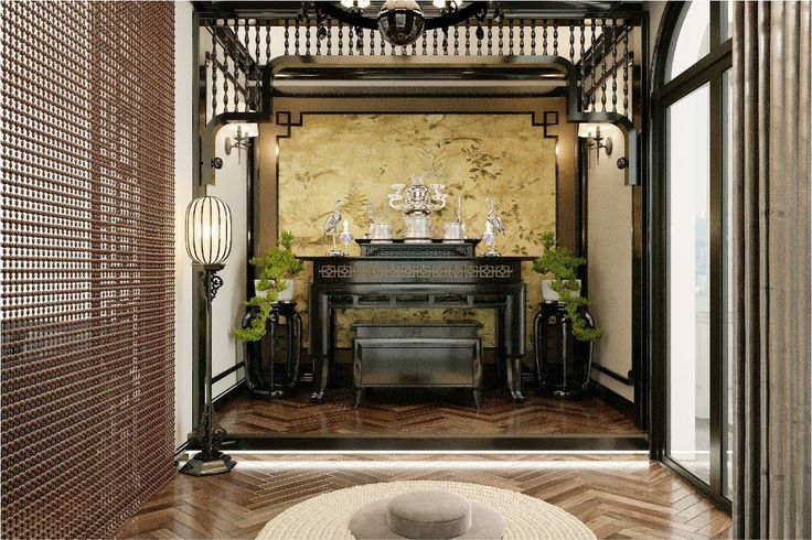 Tại sao phòng thờ thường chọn gạch màu gỗ hoặc màu vàng?