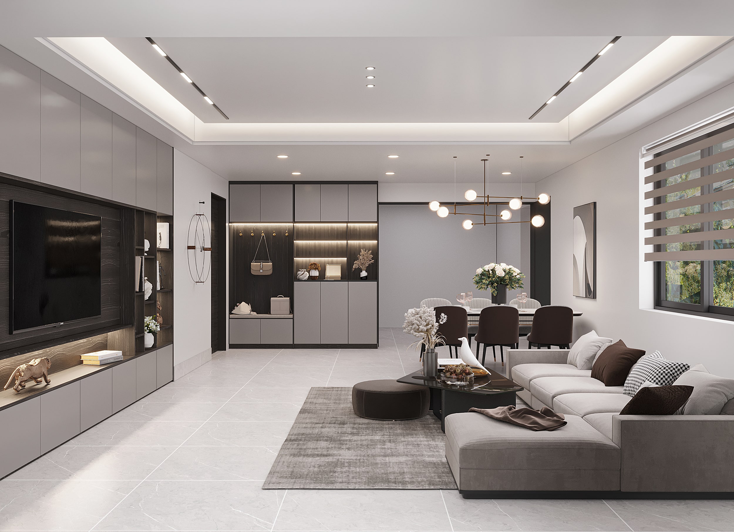 Những lưu ý khi chọn gạch lát nền phòng khách