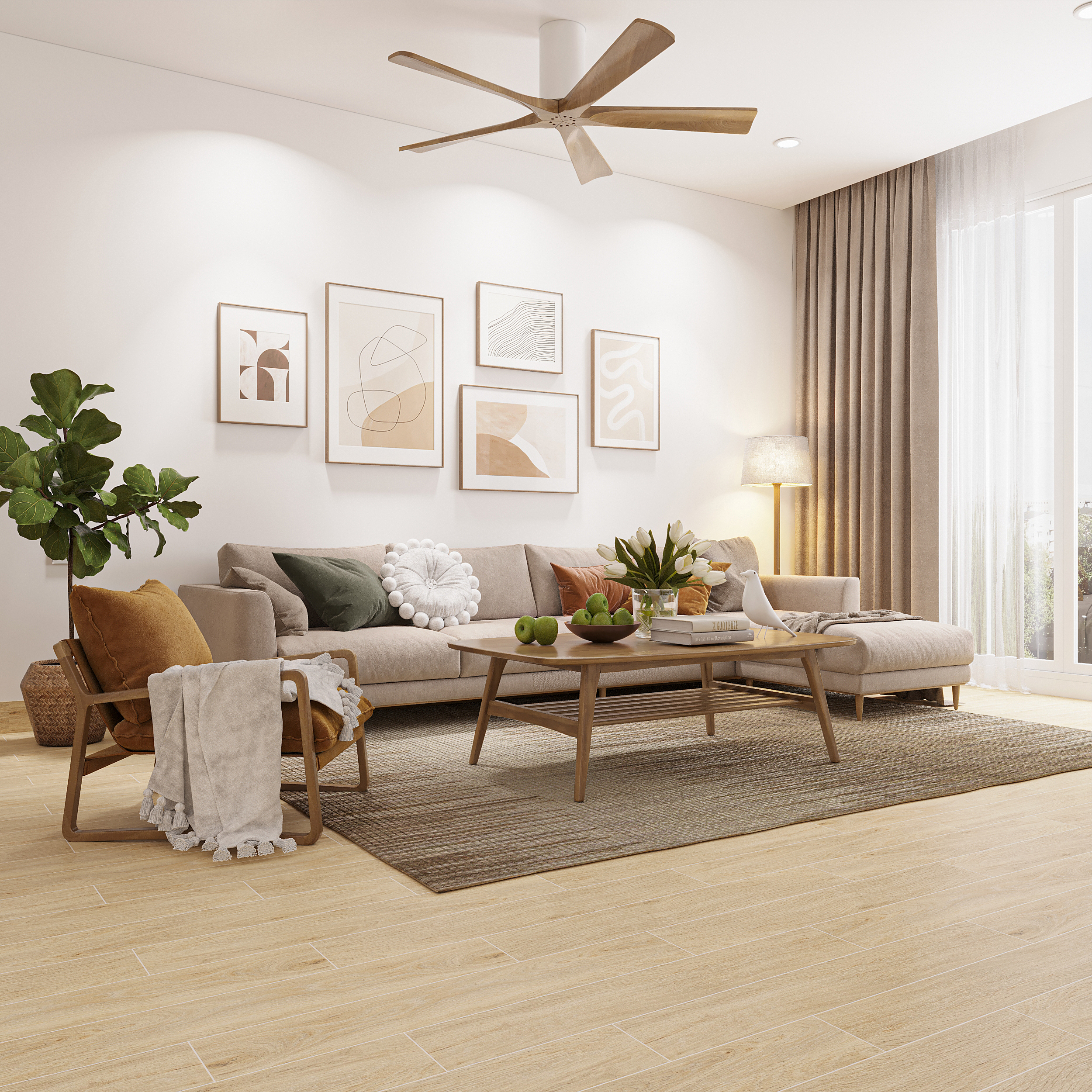 Nên Lựa Chọn Gạch Giả Gỗ Hay Sàn Gỗ SPC?