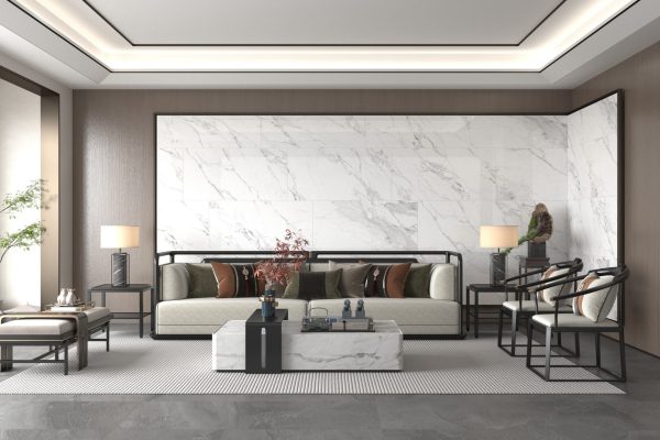 Lựa chọn gạch lát nền phòng khách có kích thước gạch phù hợp