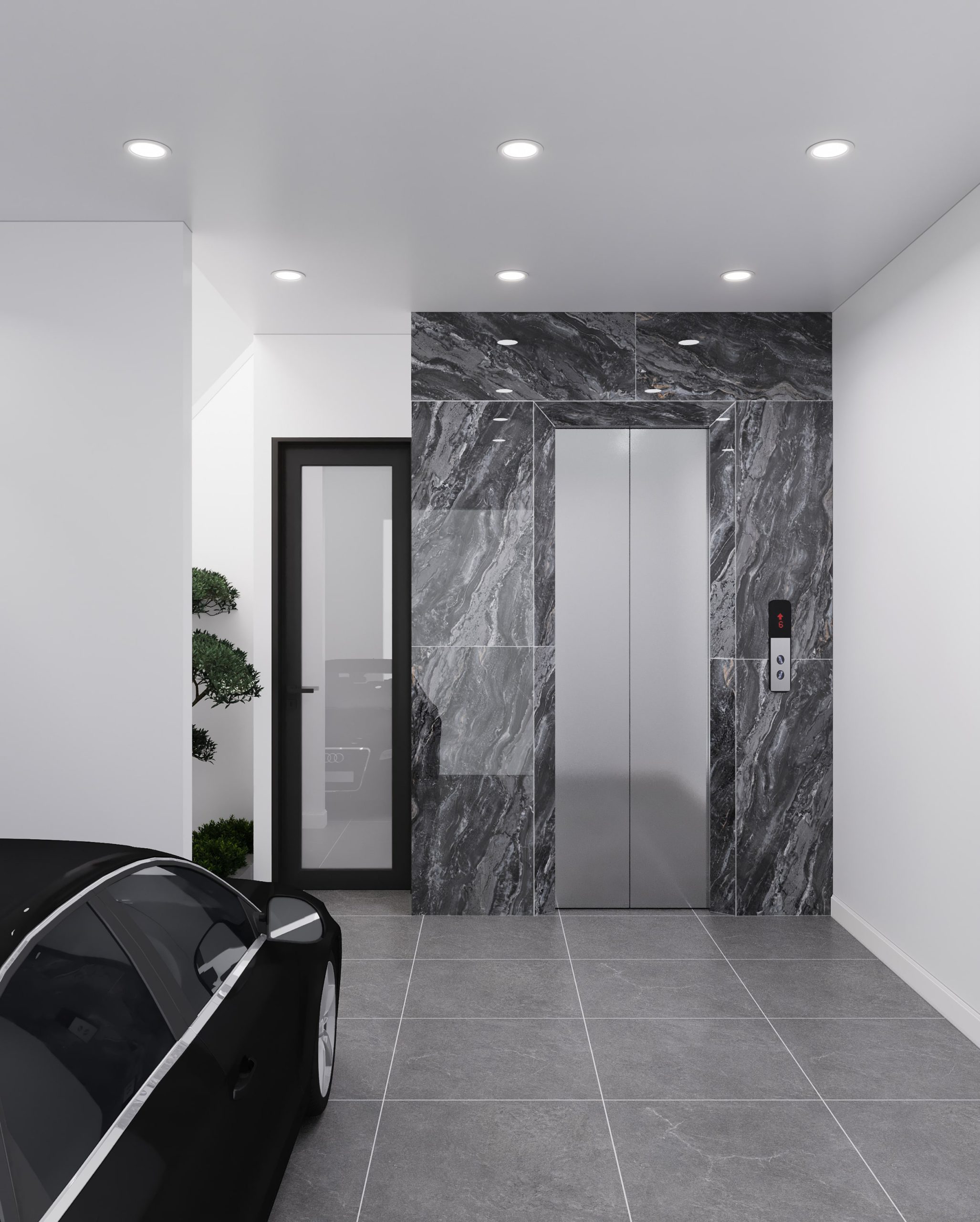 Gạch ốp lát thang máy: Lựa chọn hoàn hảo nâng tầm không gian sống