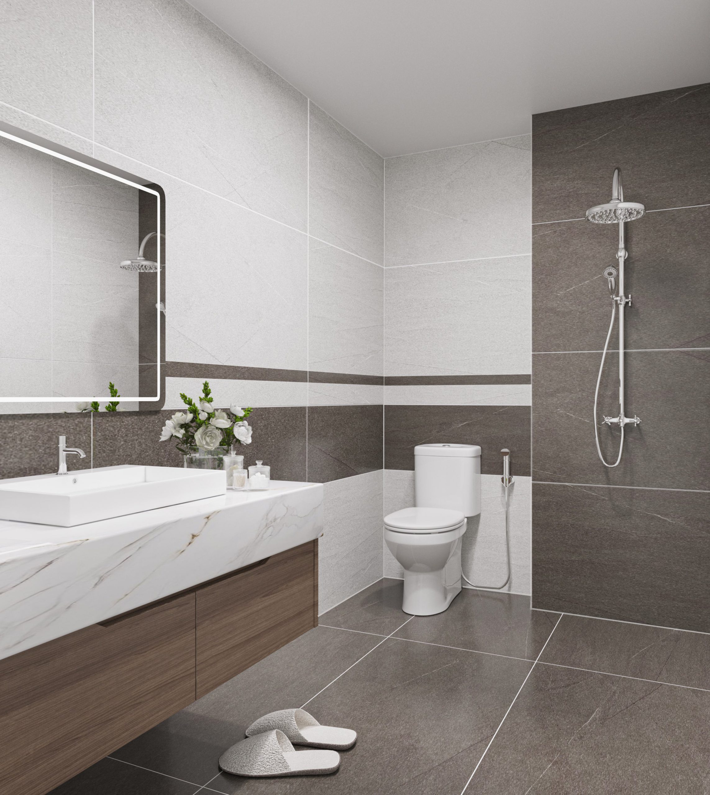 Gợi ý 3 bộ sưu tập gạch ốp lát hot nhất cho nhà vệ sinh hiện đại