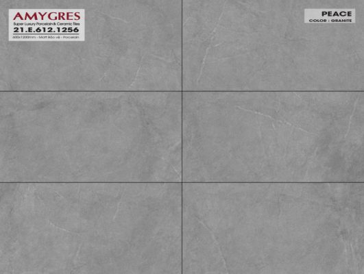 Gạch màu xám phong cách tối giản Peace – Trung tính và thanh bình