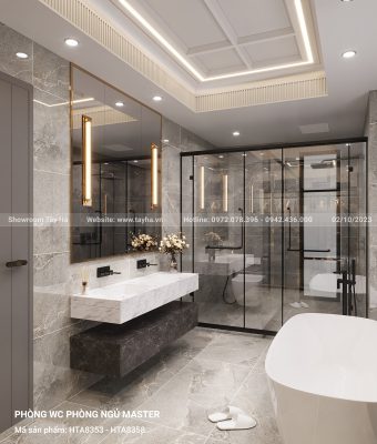 Xu Hướng Gạch Ốp Lát Phòng Tắm 2025: Tối Giản, Tự Nhiên và Cá Tính