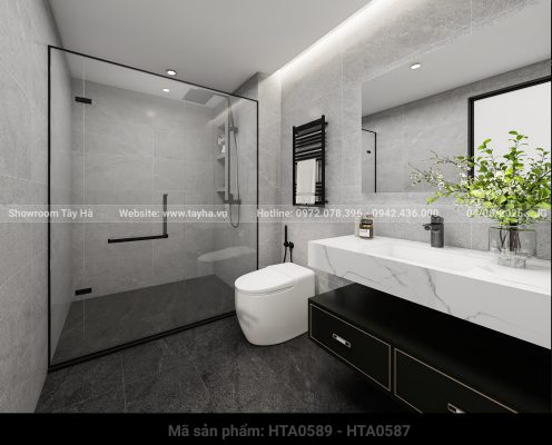 Gạch 40x80cm – Xu hướng mới cho phòng tắm hiện đại 2025