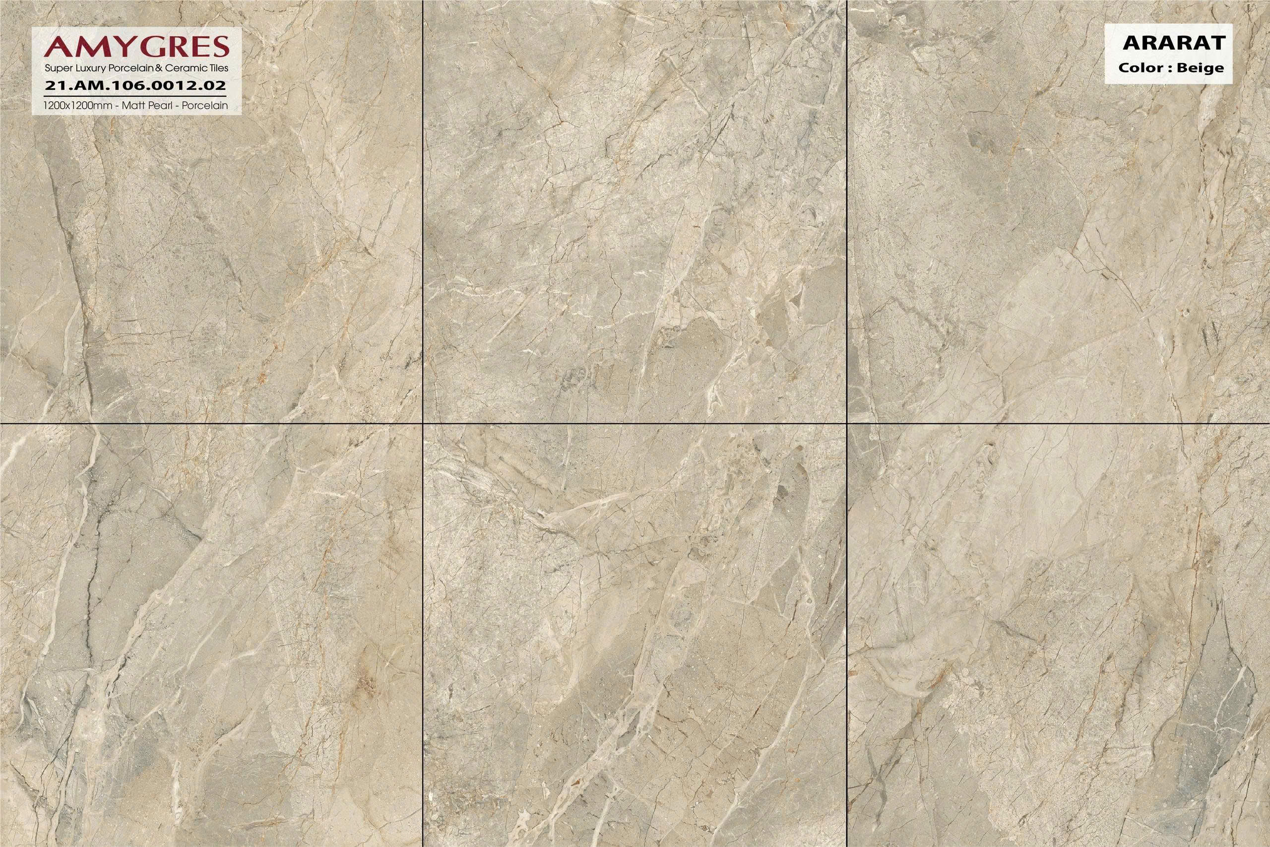 Gạch ốp lát Á Mỹ 1200×1200 Ararat 0012.02